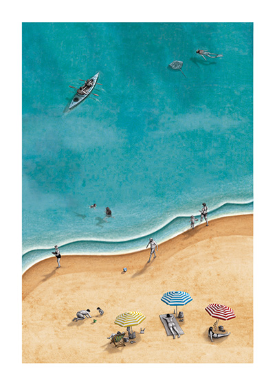 Lámina La Orilla sin marco